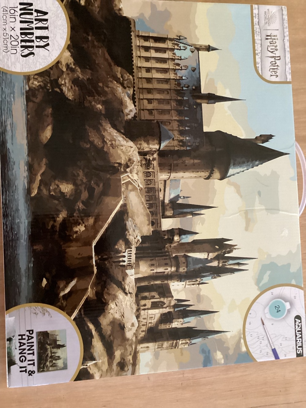 Harry Potter Hogwarts Art-By-Numbers Craft Kit